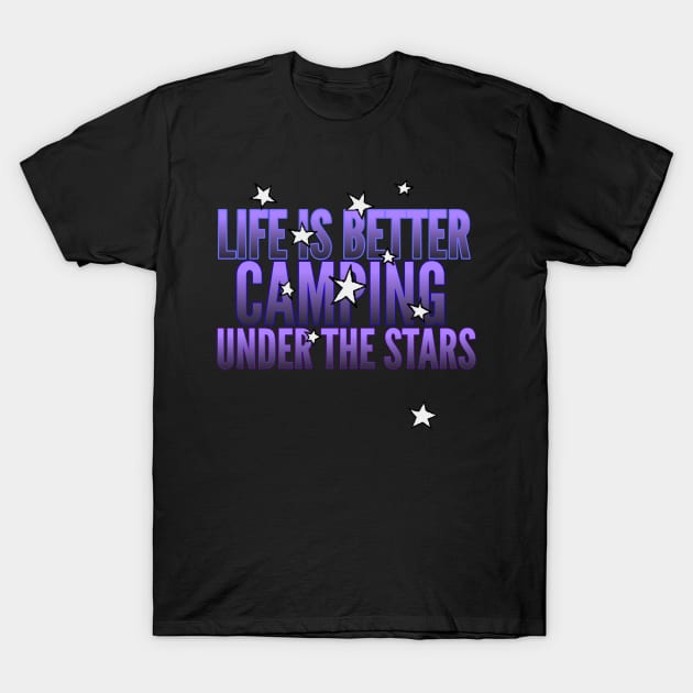 Camping t-shirt designs T-Shirt by Coreoceanart